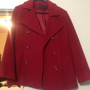Red Peacoat